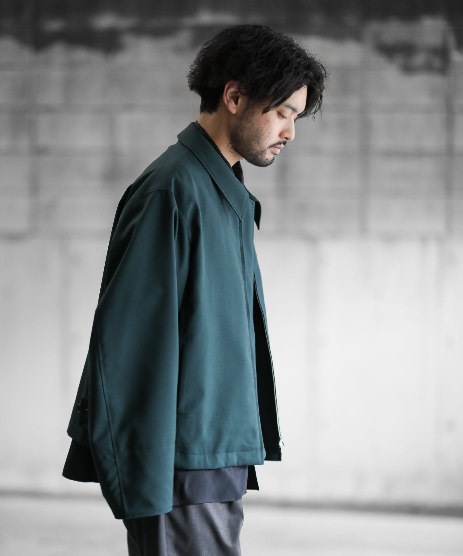 ホットセール格安 stein 21SS Deep Neck Zip Jacket シュタイン www