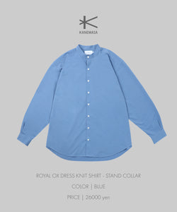 KANEMASA 22ss ROYAL OX DRESS KNIT SHIRT | rightnowchurch.com