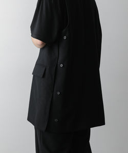 stein】OVERSIZED NO SLEEVE JACKET - BLACK | 公式通販サイト session