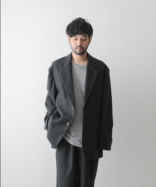 stein】BACKSIDE GABARDINE OVERSIZED SINGLE JACKET | 公式通販サイト