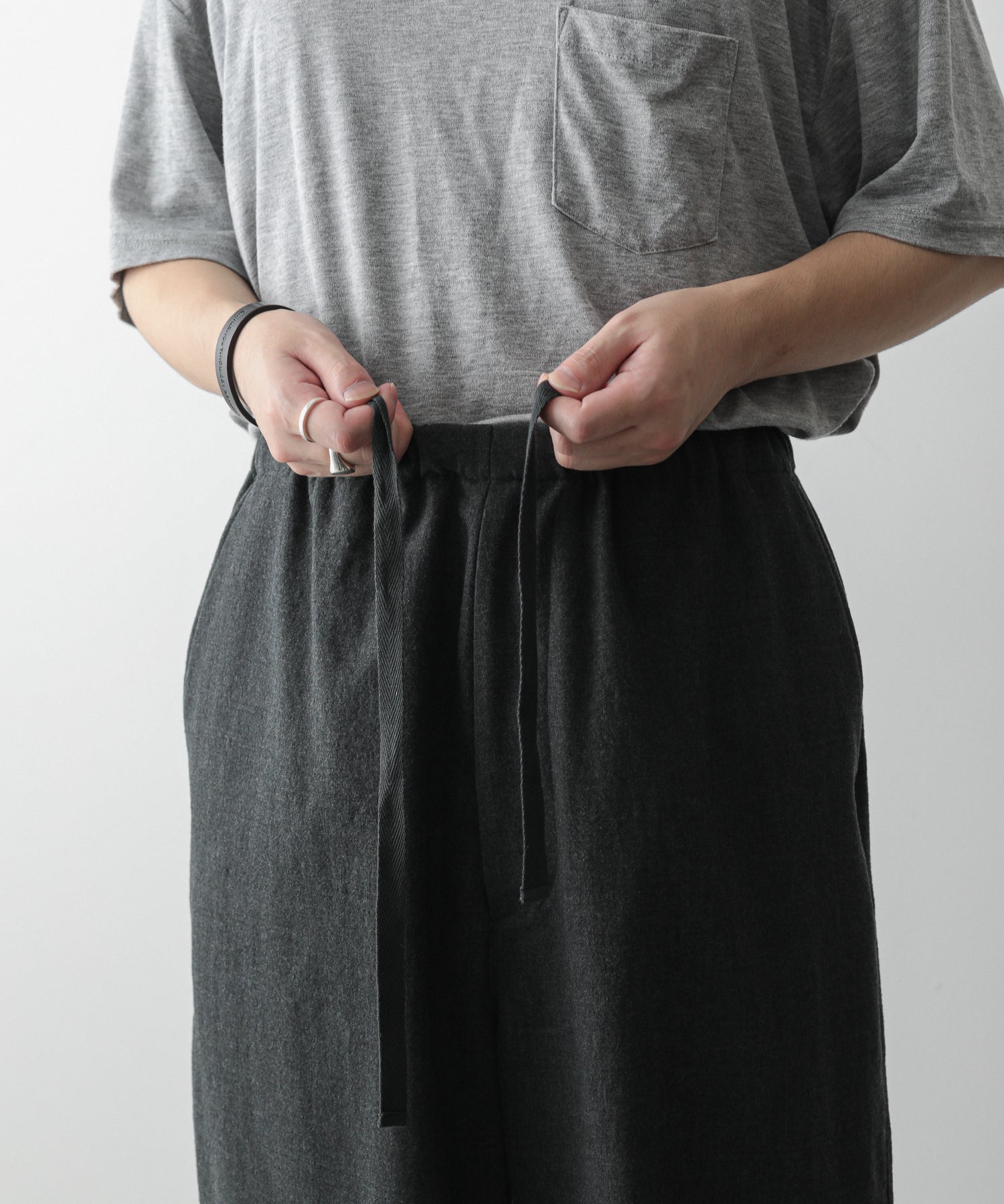 stein Drawstring Wide Trousers | horsemoveis.com.br