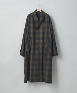 stein】OVERLAPPED BALMACAAN COAT - BLOCK CHECK | 公式通販サイト