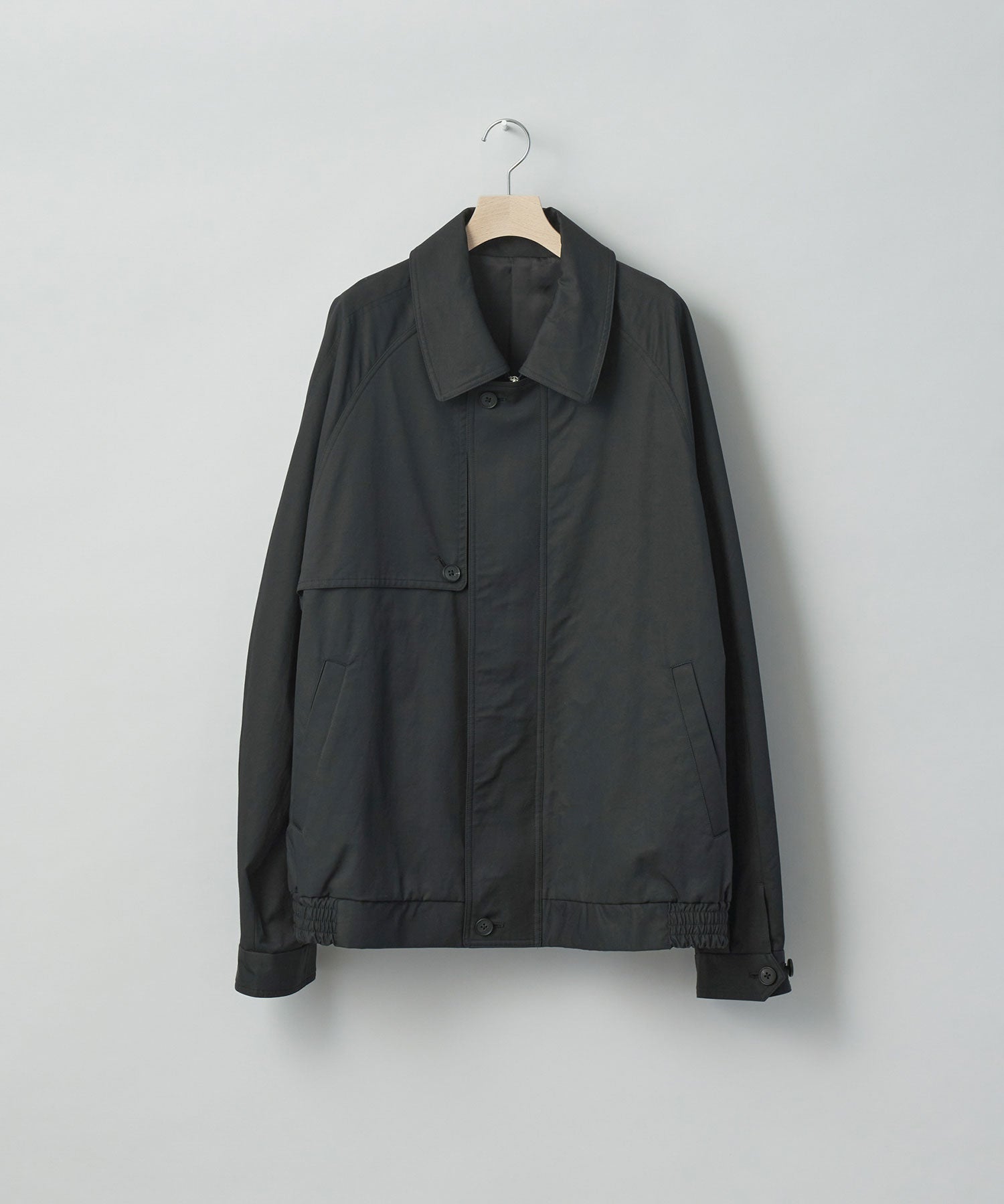 【stein / シュタイン】OVERSIZED HARRINGTON ZIP JACKET - BLACK | 公式通販サイト