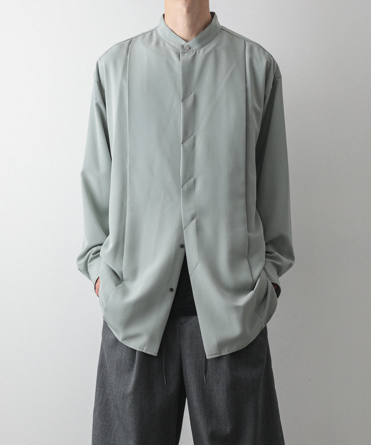 Long CPO Shirt Black GRIS 22aw - コート