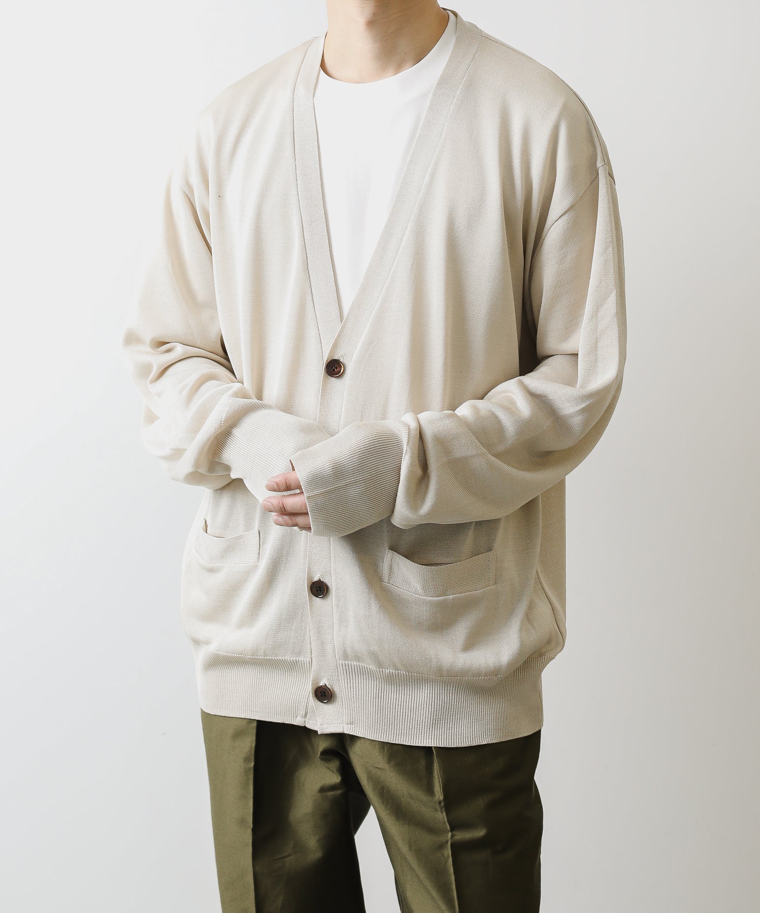 INTÉRIM】SILK 100% CARDIGAN | 公式通販サイト session(セッション)