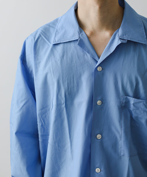 INTĒRIM インテリム CHECK OPEN COLLAR SHIRT - agedor.ma