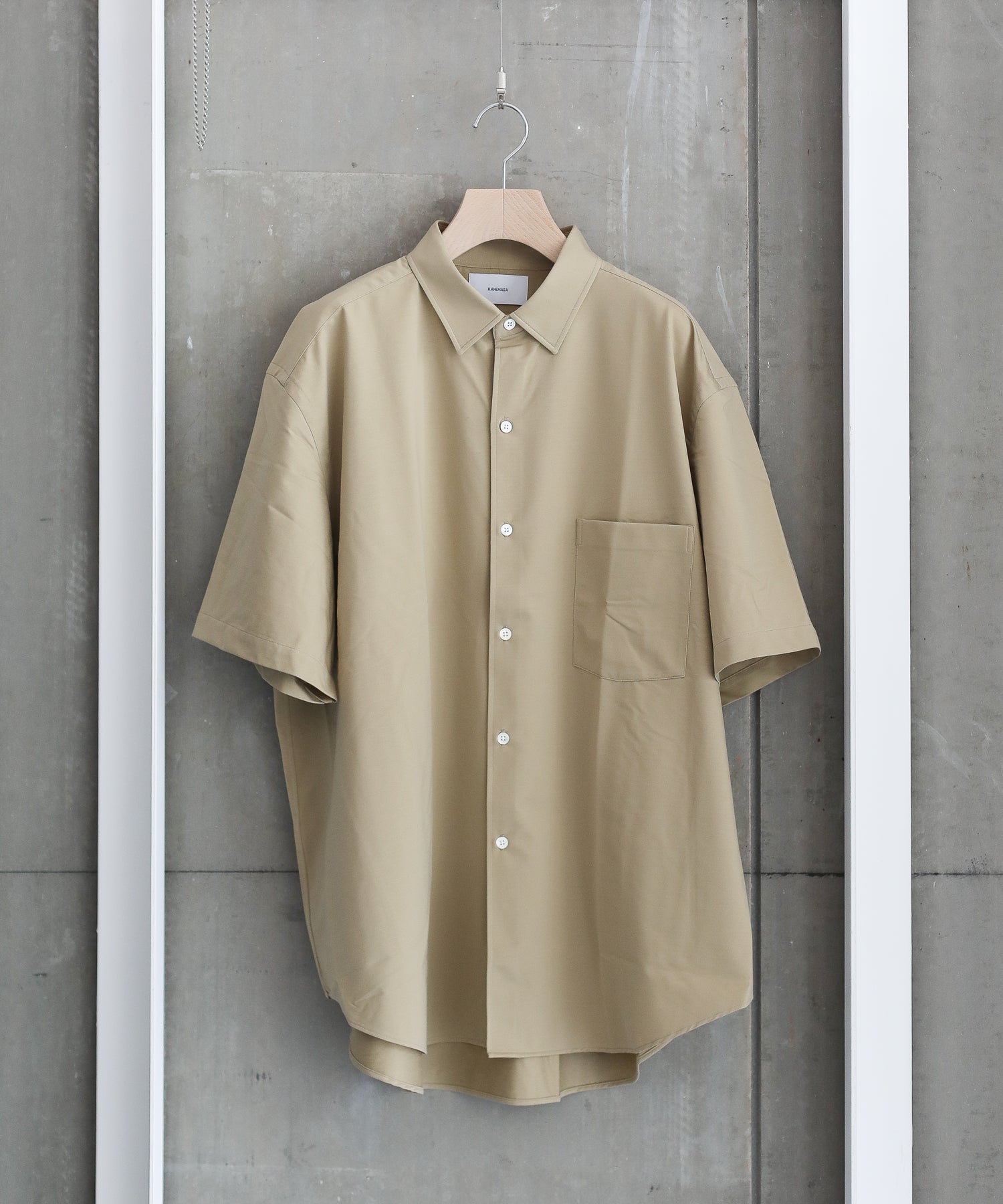 専門店の安心の1ヶ月保証付 KANEMASA 22ss ROYAL OX DRESS KNIT SHIRT