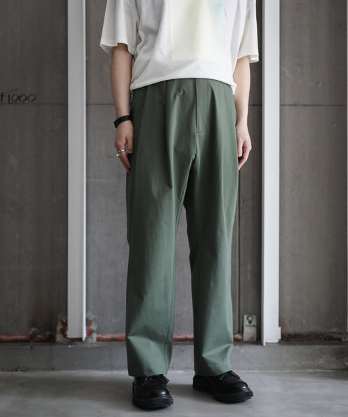 KANEMASA Typewriter Knit Techno Slacks-