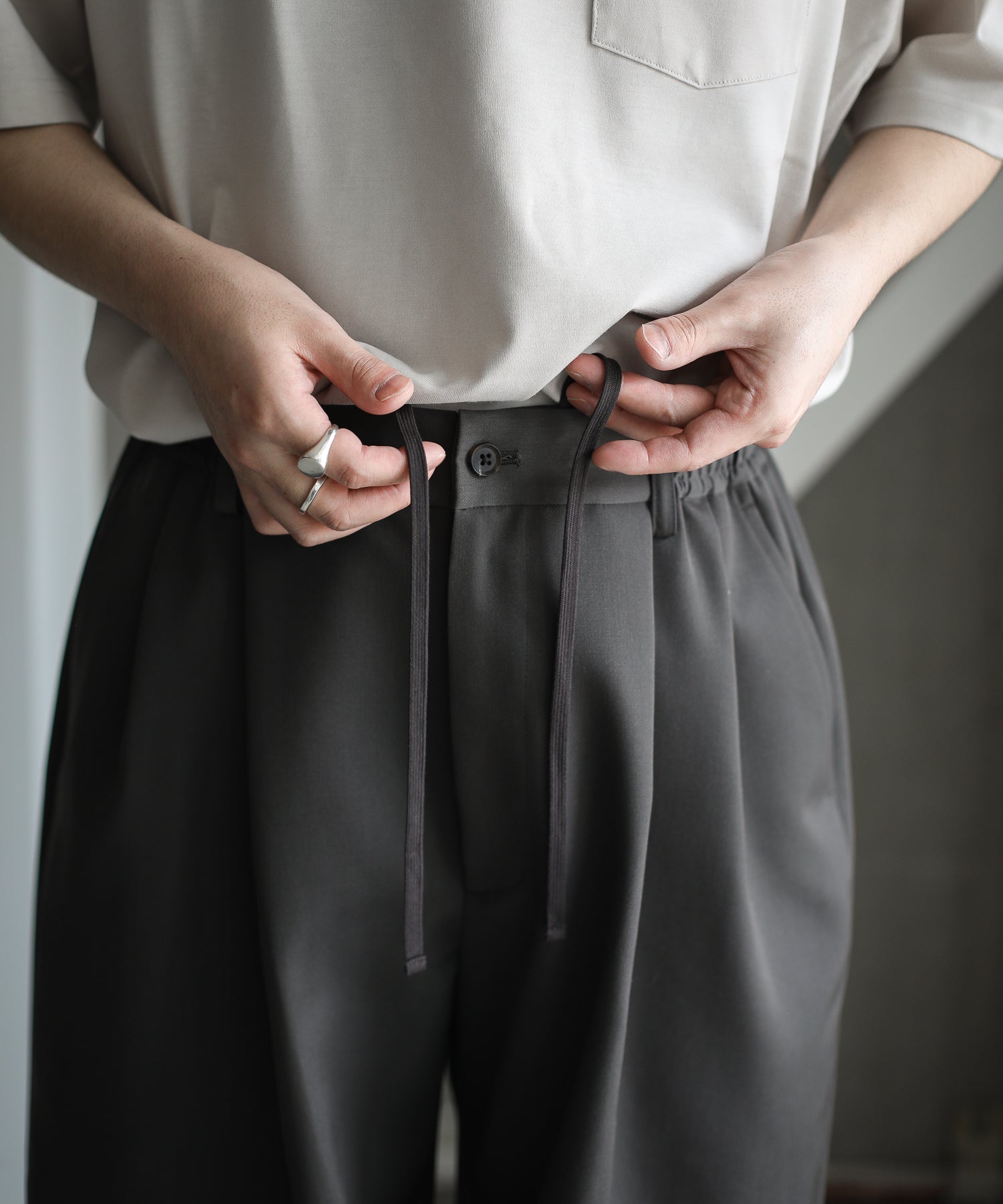 Stein 22ss WIDE EASY SHORT TROUSERS ショート ショートパンツ