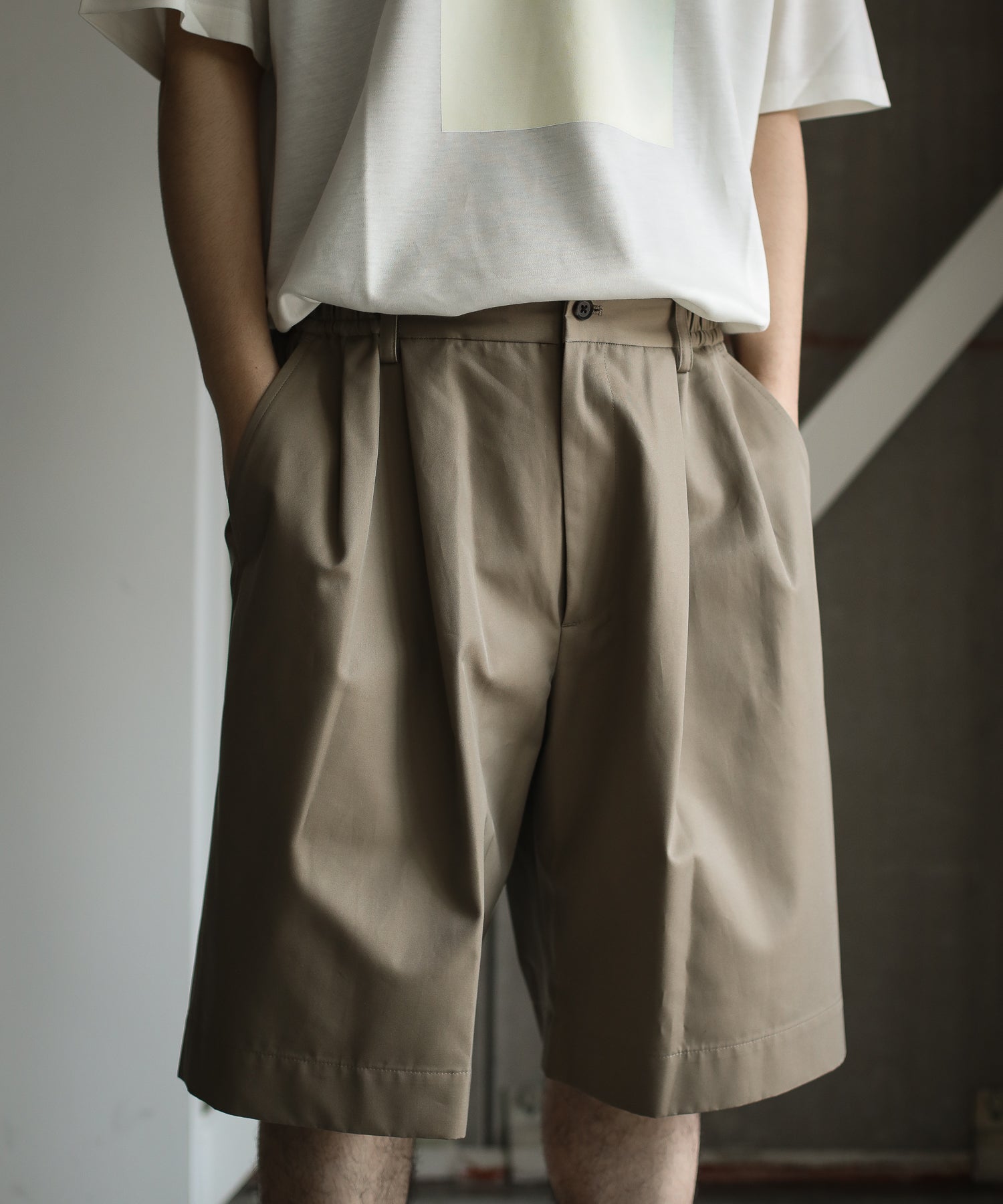 stein 22ss WIDE EASY SHORT TROUSERS-eastgate.mk