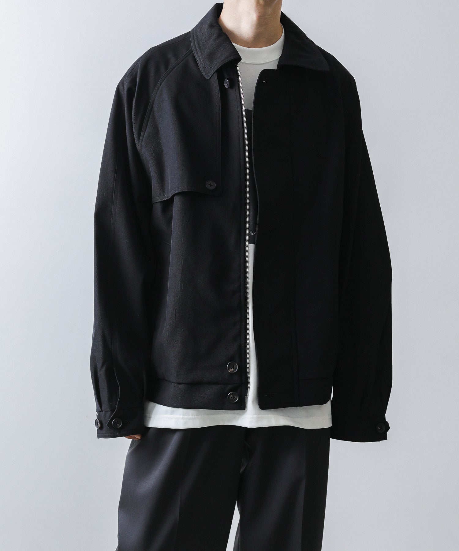 stein OVERSIZED HARRINGTON ZIP JACKET-