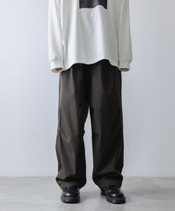 国内正規□ stein MILITARY WIDE OVER TROUSERS カーキ - ワークパンツ