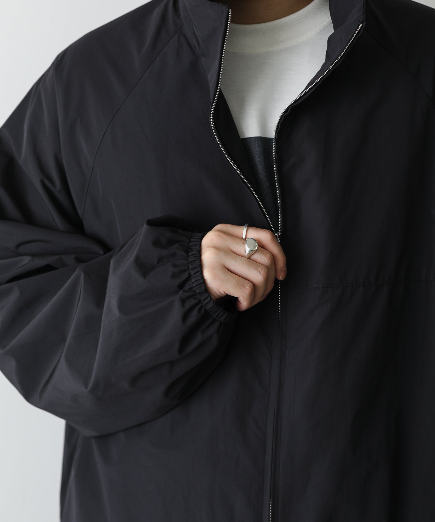 2022年5月新作下旬 stein Oversized Windbreaker jacket BLACK | www