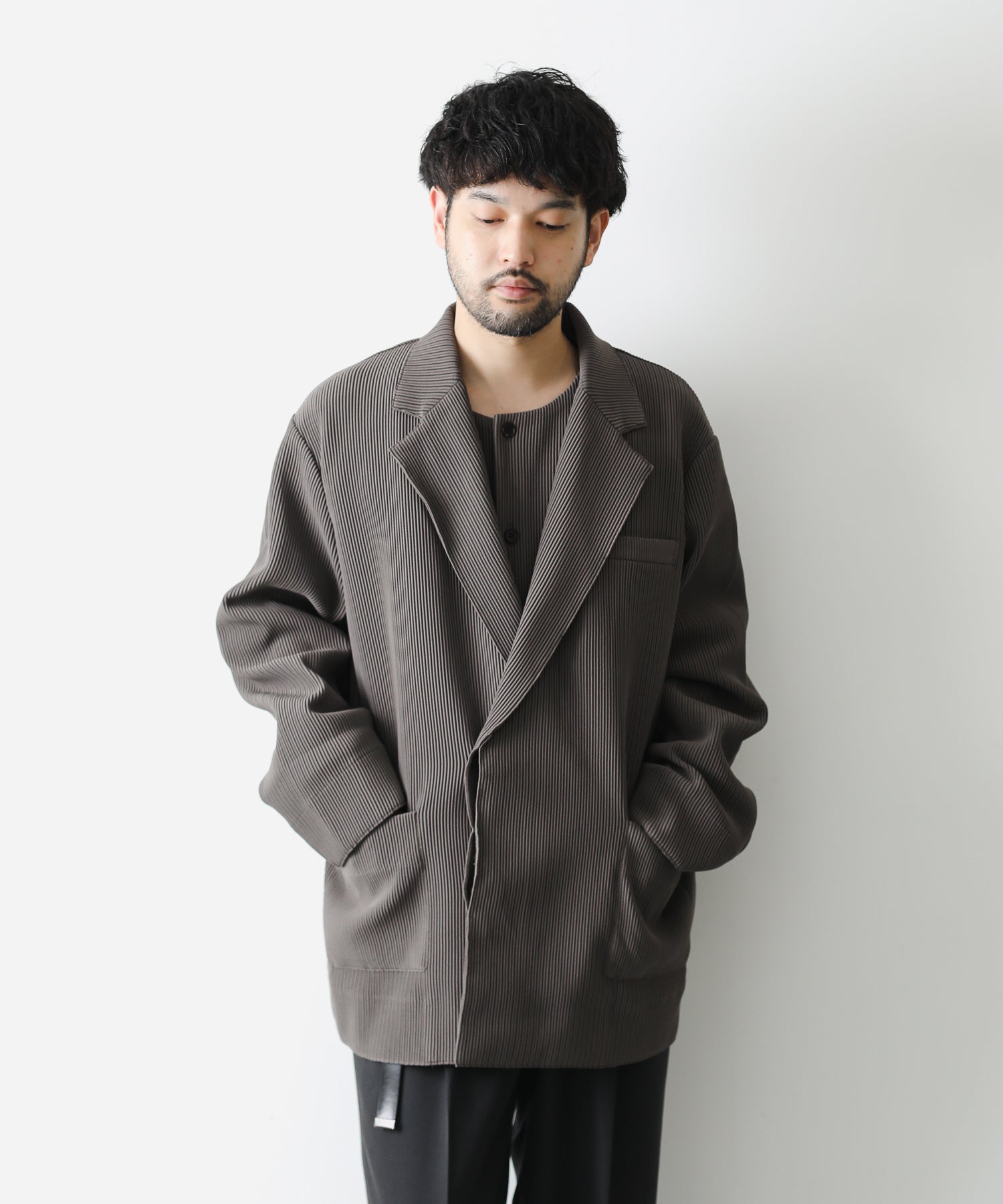 stein】OVERSIZED GRADATION PLEATS JACKET | 公式通販サイト session