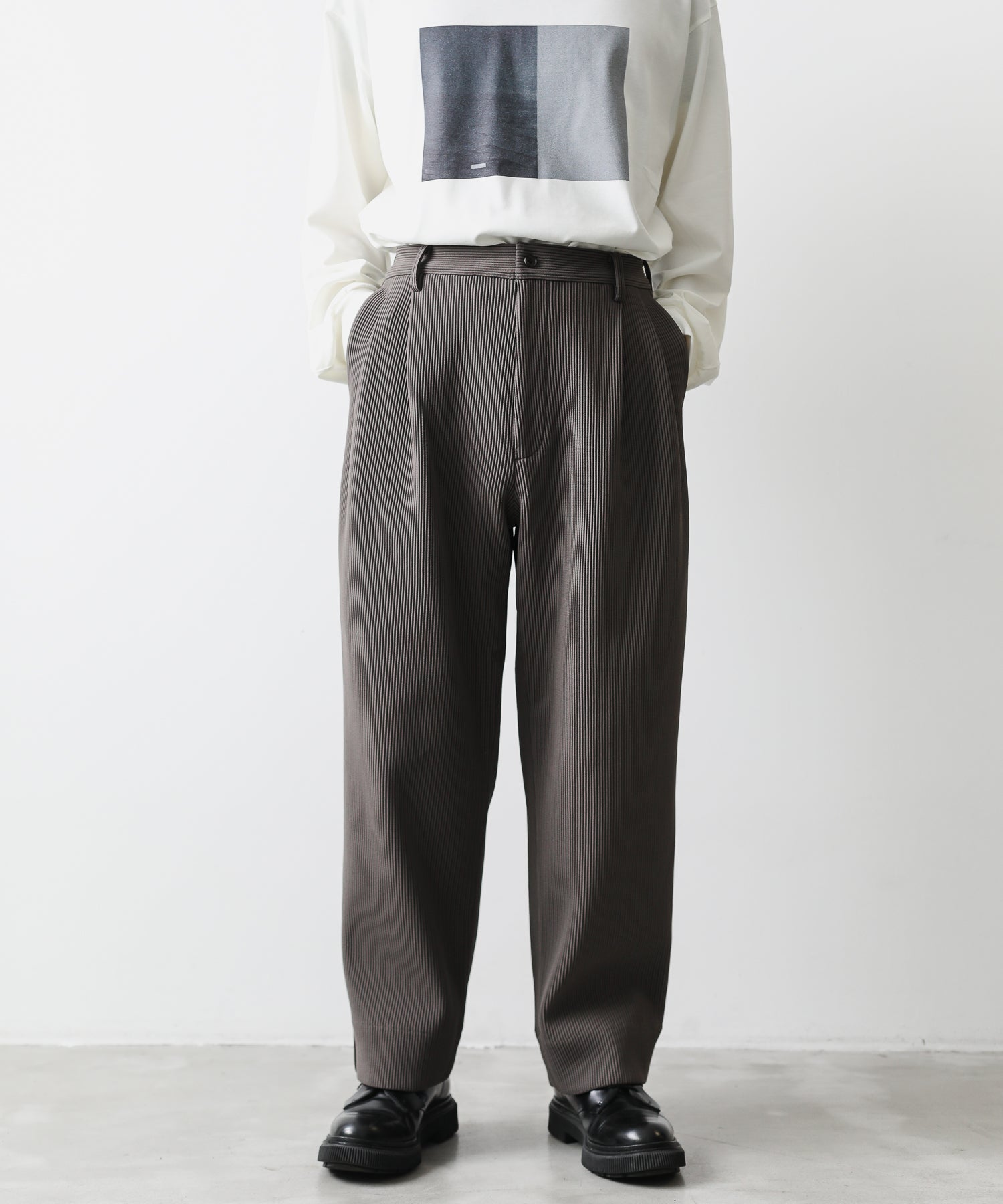 stein】GRADATION PLEATS WIDE TROUSERS | 公式通販サイト session