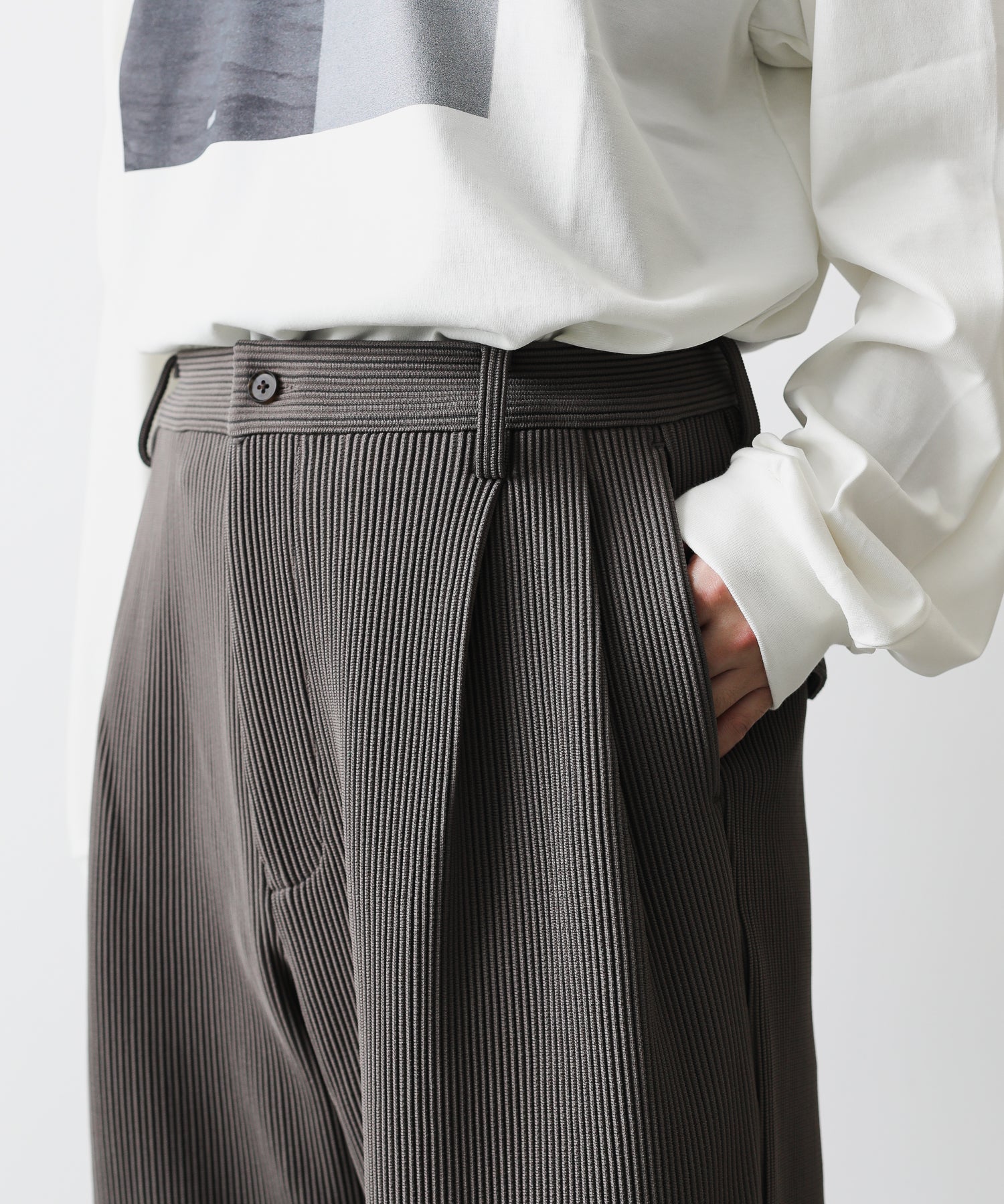 stein】GRADATION PLEATS WIDE TROUSERS | 公式通販サイト session