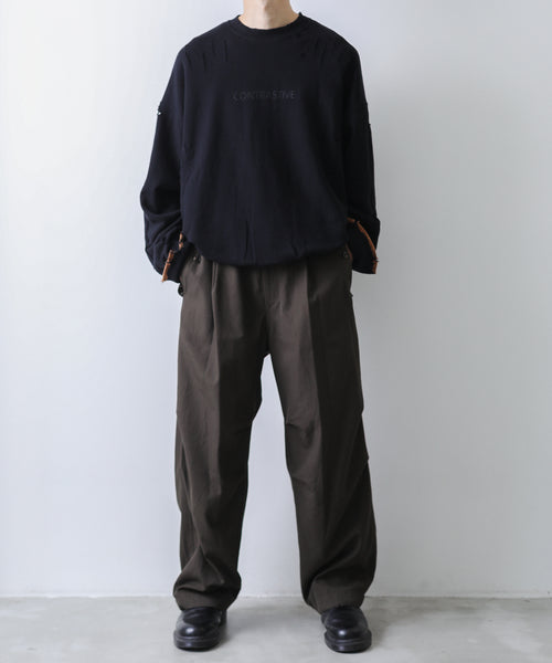 stein 22AW OVERSIZED REBUILD SWEAT LS - スウェット