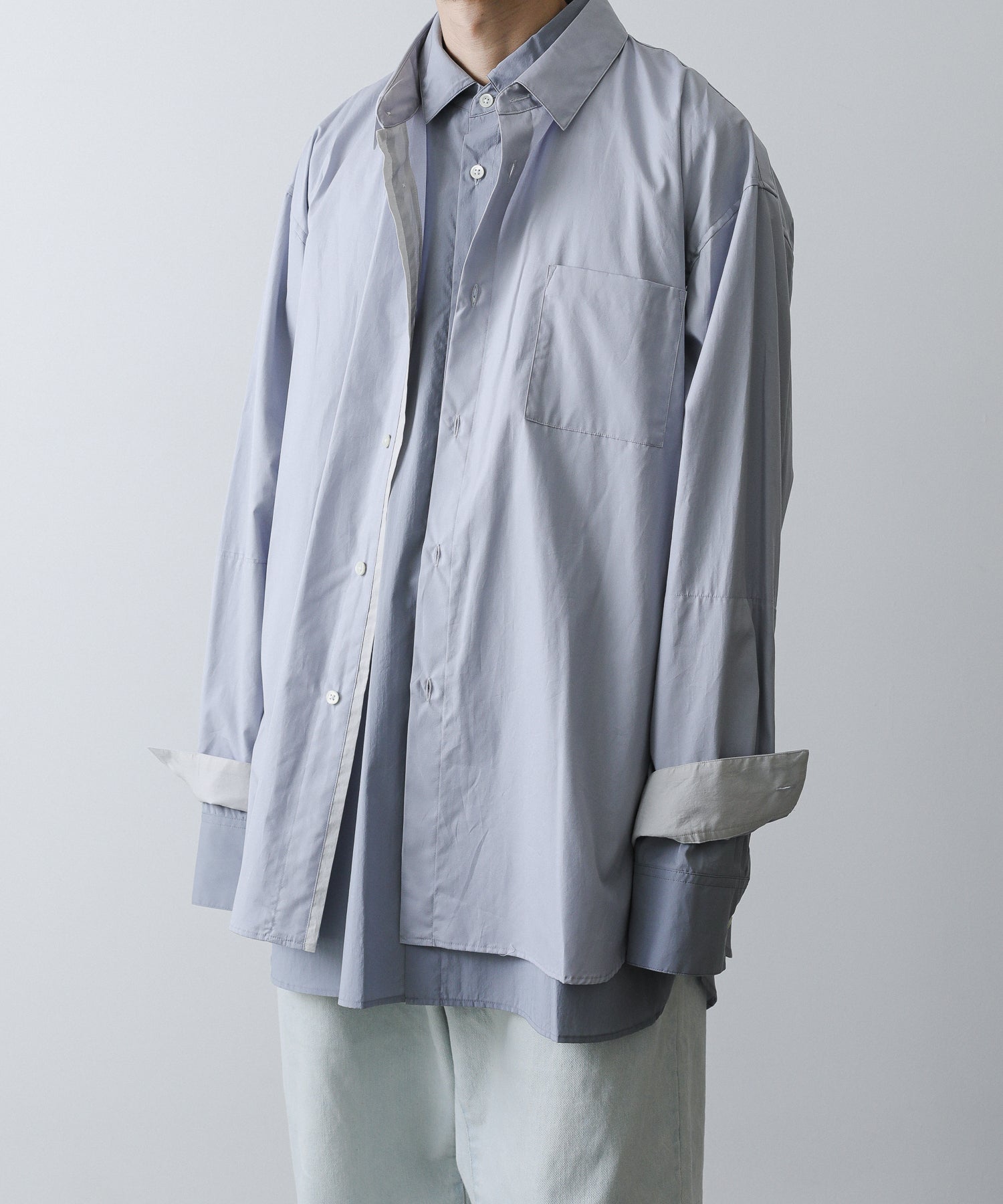 stein oversized rayered shirt レイヤードシャツ | gulatilaw.com