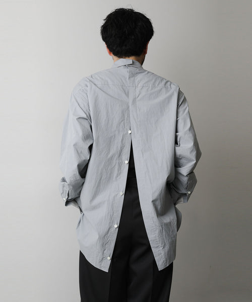 stein】OVERSIZED BREAKABLE LONG SHIRT - シャツ