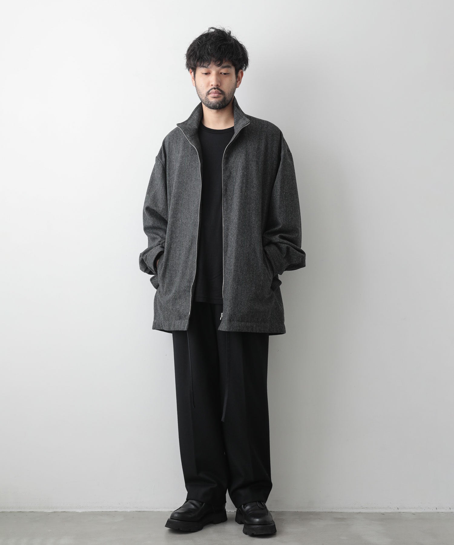 stein】MELTON ZIP HALF COAT | 公式通販サイト session(セッション)