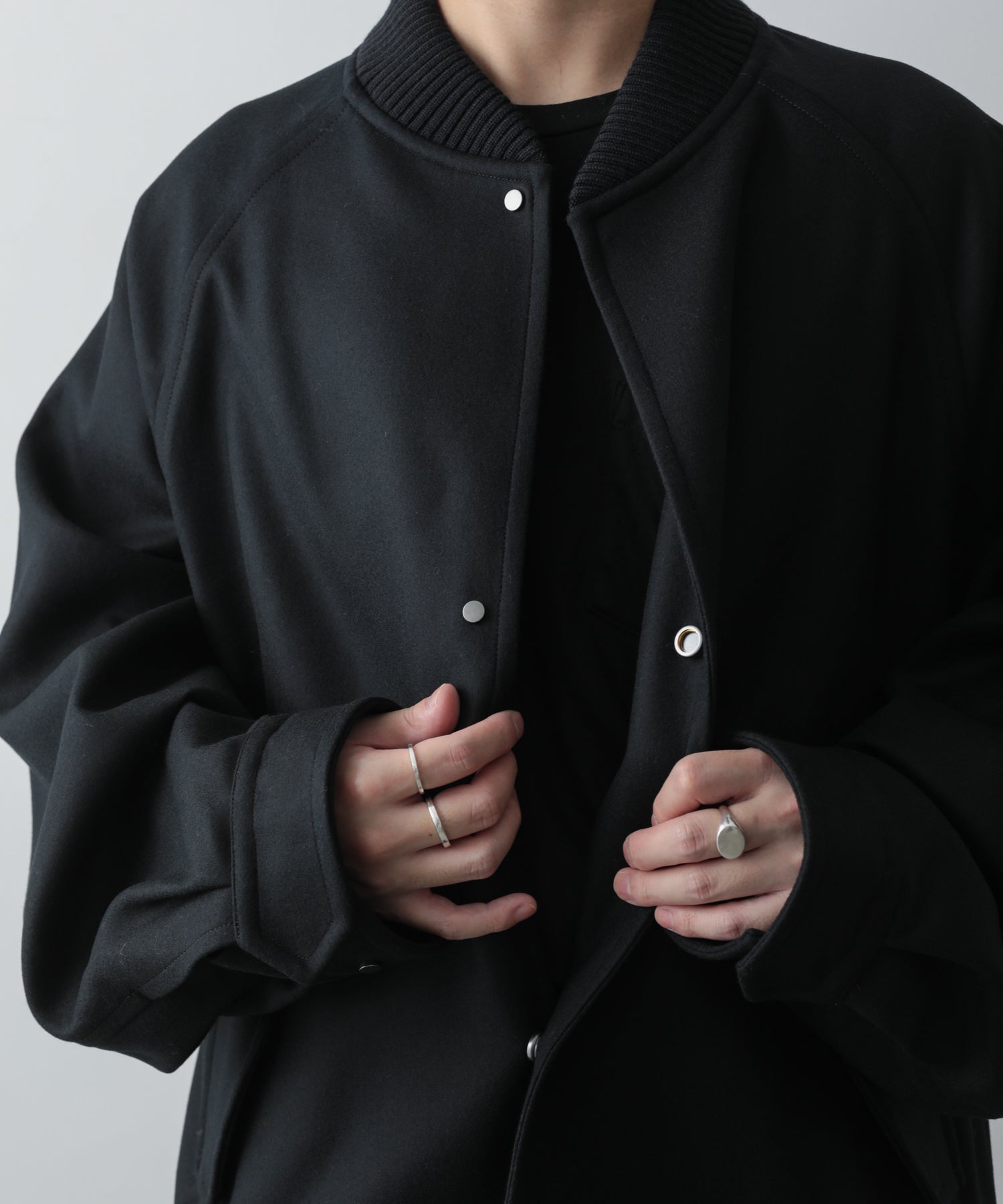 stein】OVERSIZED MELTON STUDIUM JACKET | 公式通販サイト session