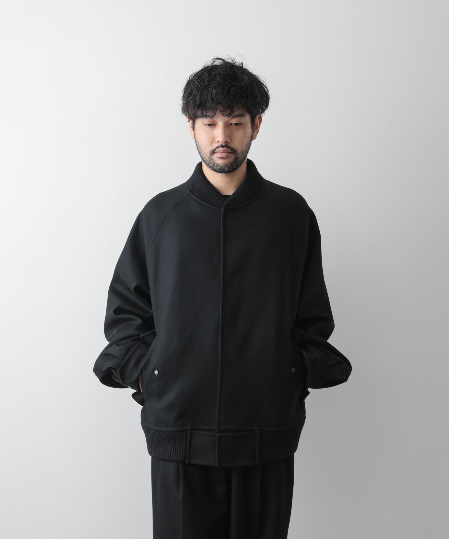 stein】OVERSIZED MELTON STUDIUM JACKET | 公式通販サイト session