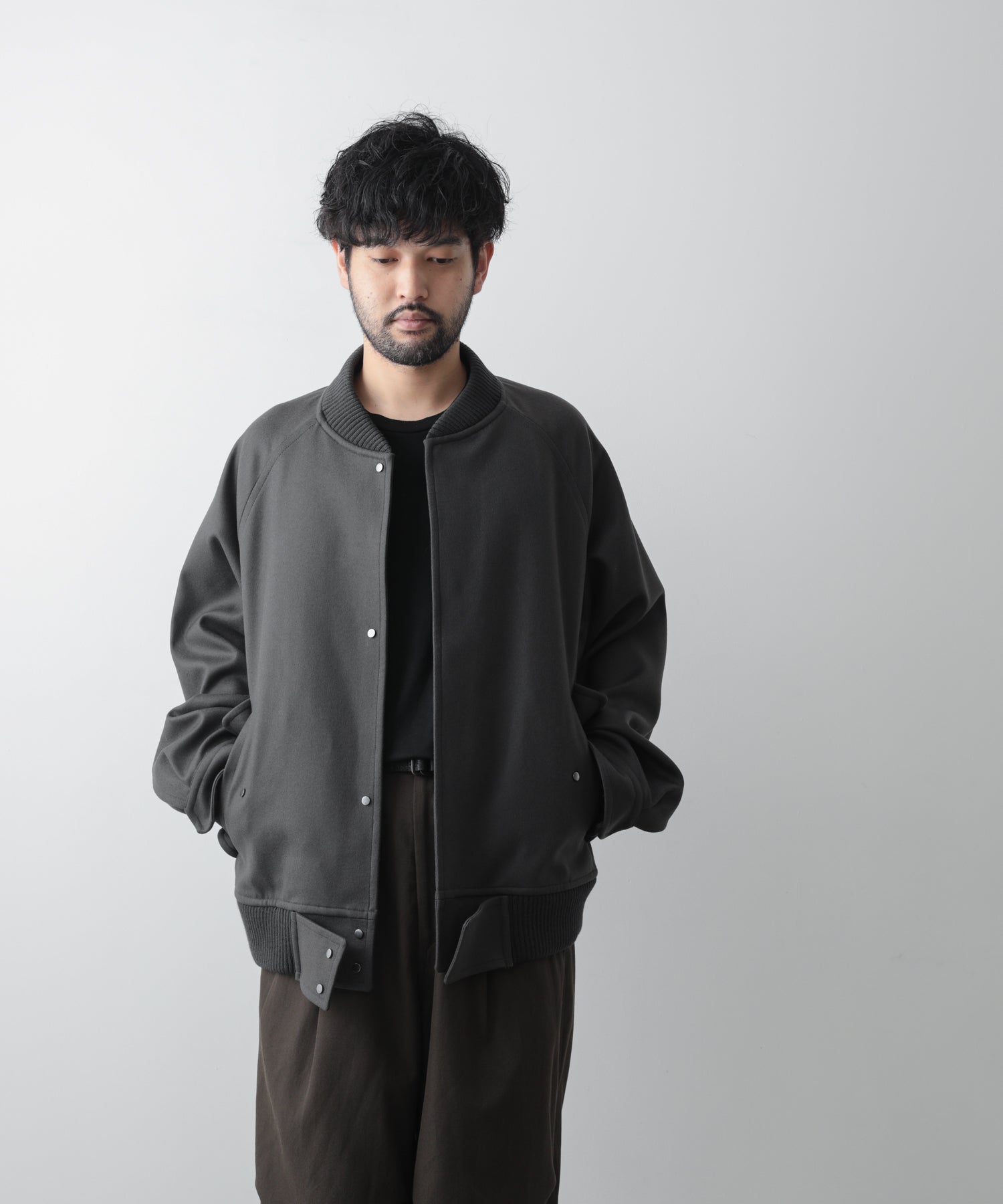 stein】OVERSIZED MELTON STUDIUM JACKET | 公式通販サイト session