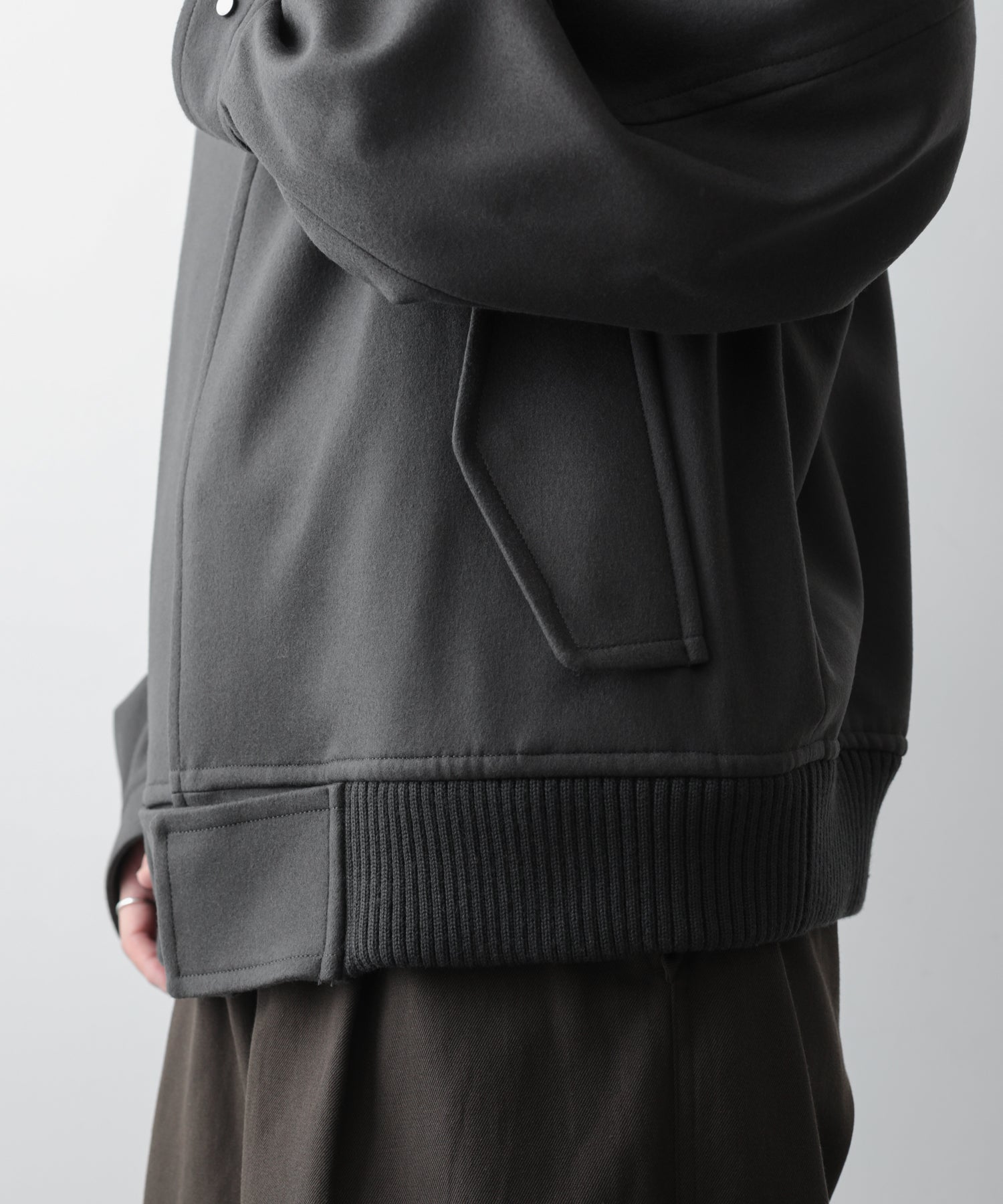 stein】OVERSIZED MELTON STUDIUM JACKET | 公式通販サイト session