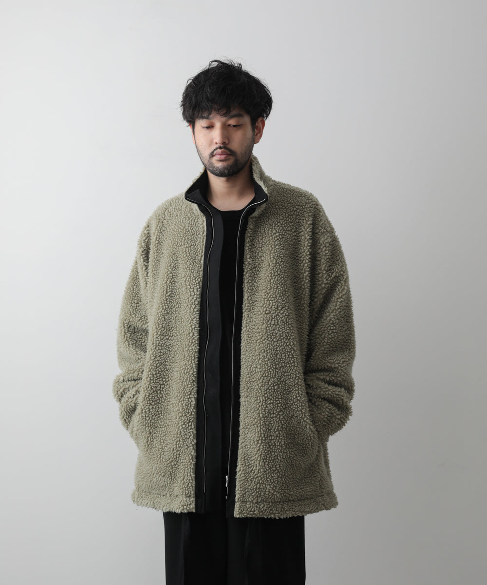 【stein】WOOL BOA ZIP LONG JACKET | 公式通販サイト session