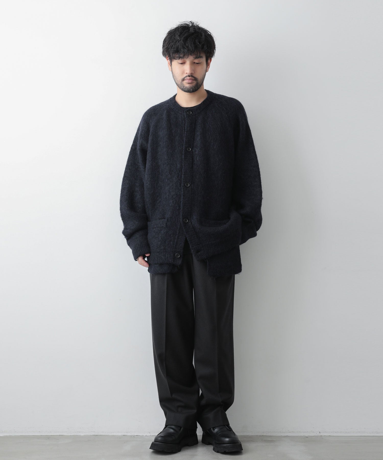 stein 22aw Kid Mohair Cardiganカーディガン - カーディガン