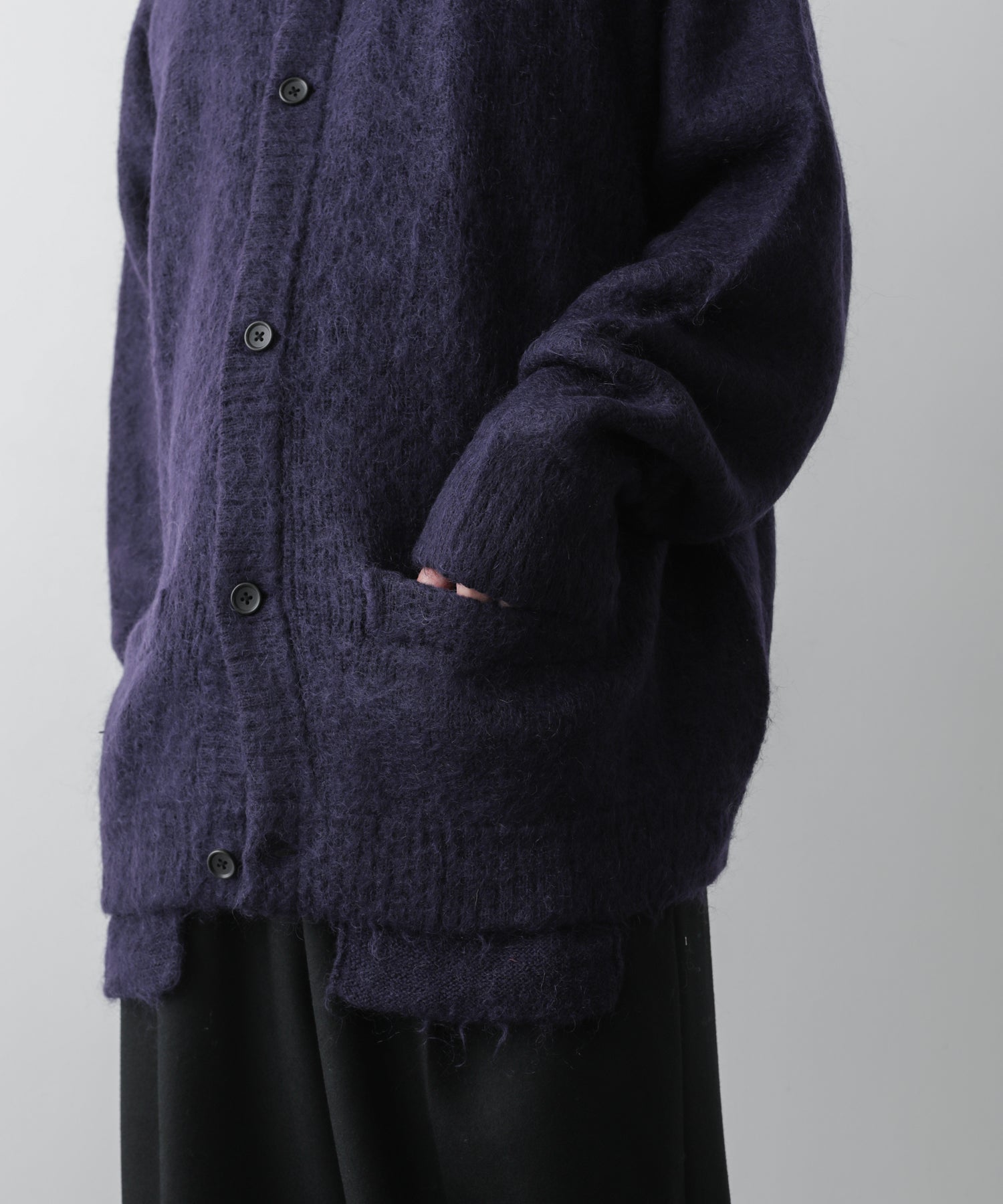 STEIN】KID MOHAIR CARDIGAN minimalistgolfswing.com