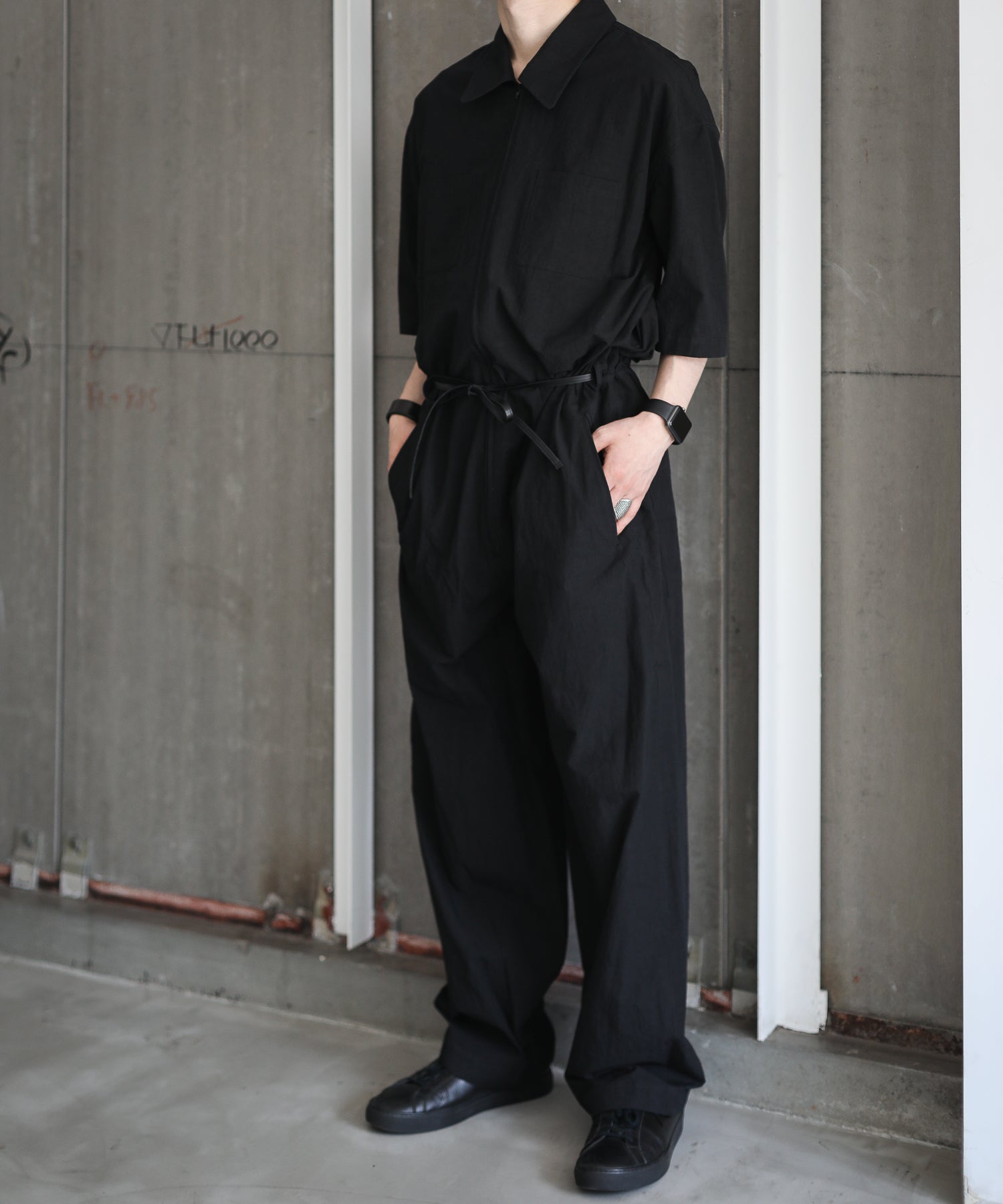 stein OVERSIZED HALF SLEEVE JUMP SUIT - オーバーオール