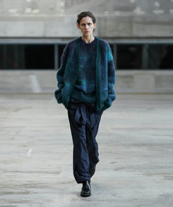 stein / シュタイン】OVERSIZED GRADATION MOHAIR LS - BLUE GREEN