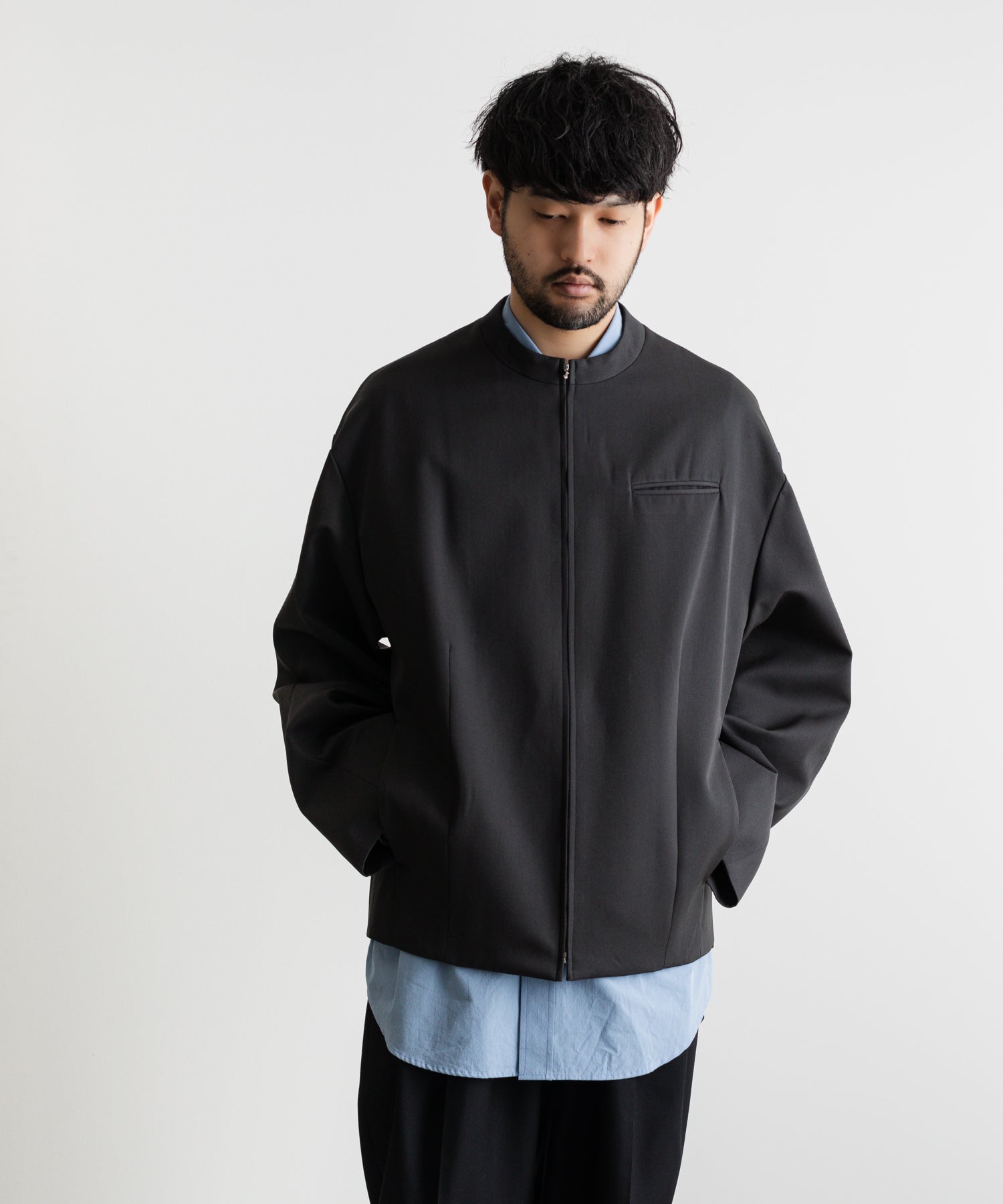 stein / シュタイン】ANGULAR ZIP JACKET - SHADE CHARCOAL | 公式通販