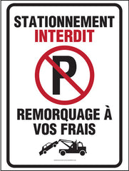 Affiche stationnement interdit