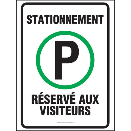 Panneau rond Stationnement réservé aux résidents - 4mepro