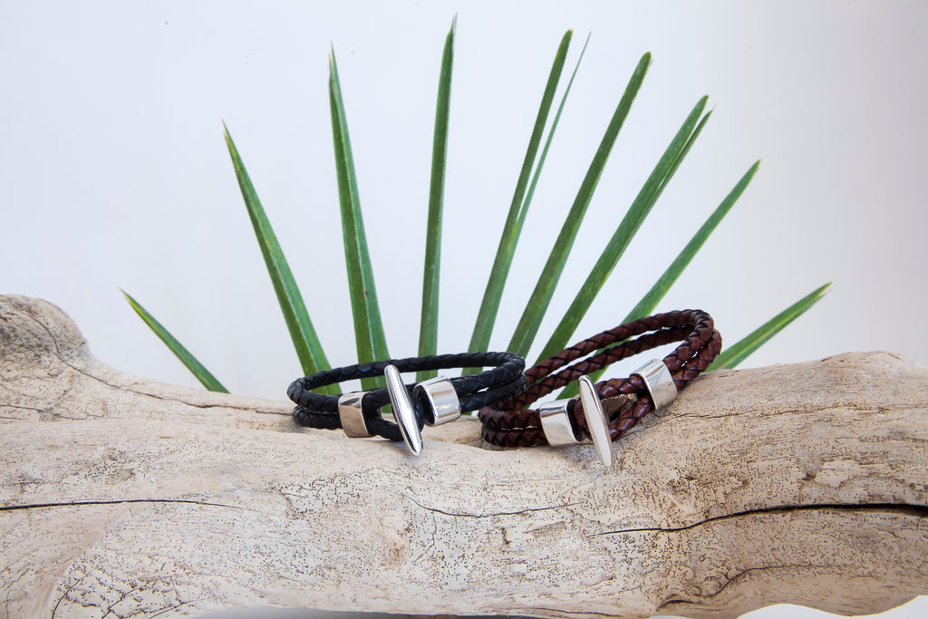 Hoop leather bracelet – Luna Jewelry Webshop