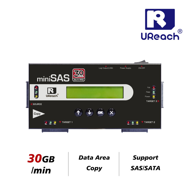 U-Reach Japan HQ200H 1:1 USB/SATAデュプリケータ HQ200 USBおよび