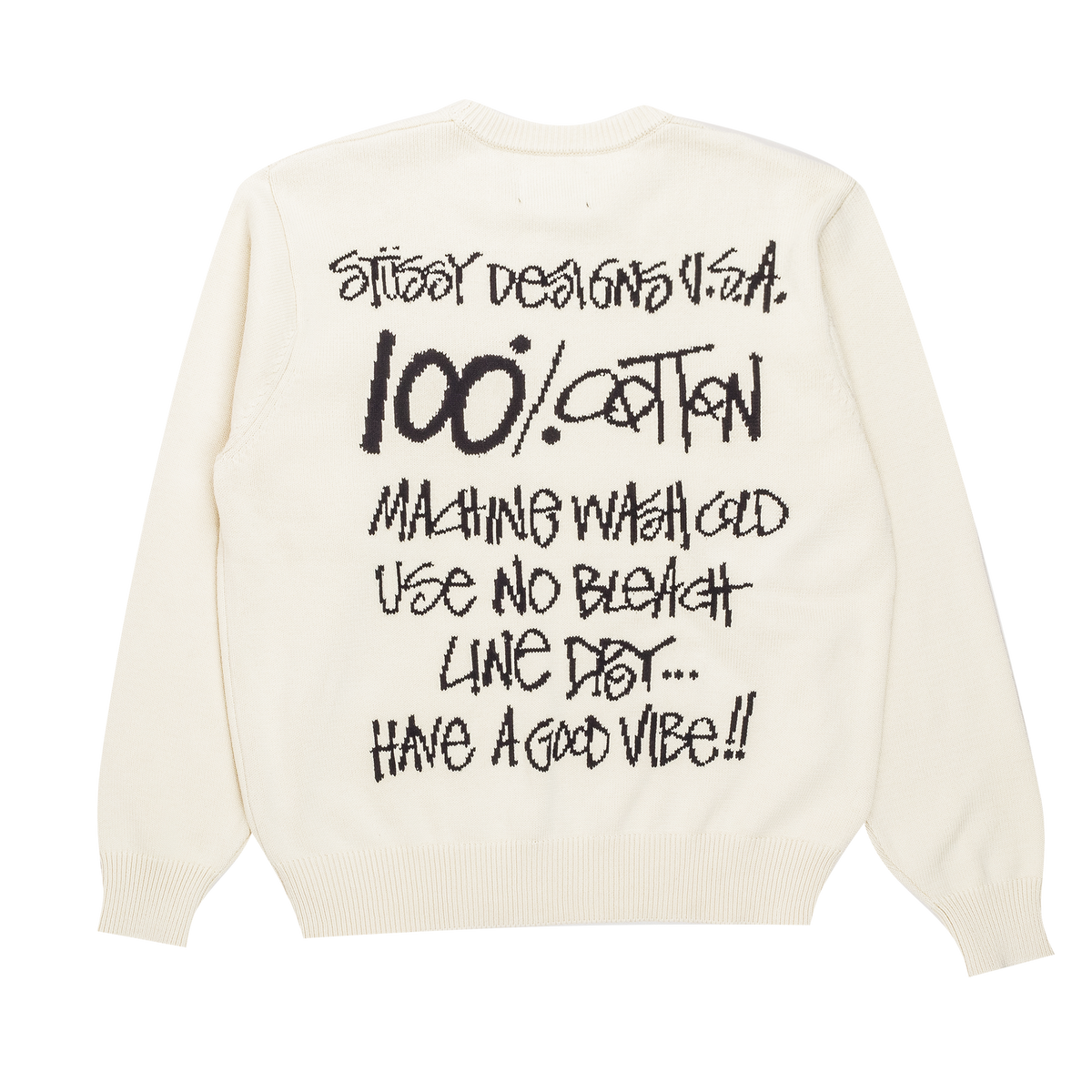 stussy care label sweater 新品未使用 即完売 - トップス