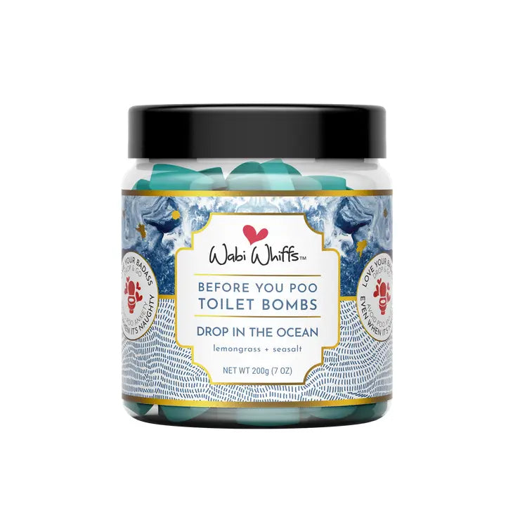 200g Drop in the Ocean Fizzing Toilet Love Bombs