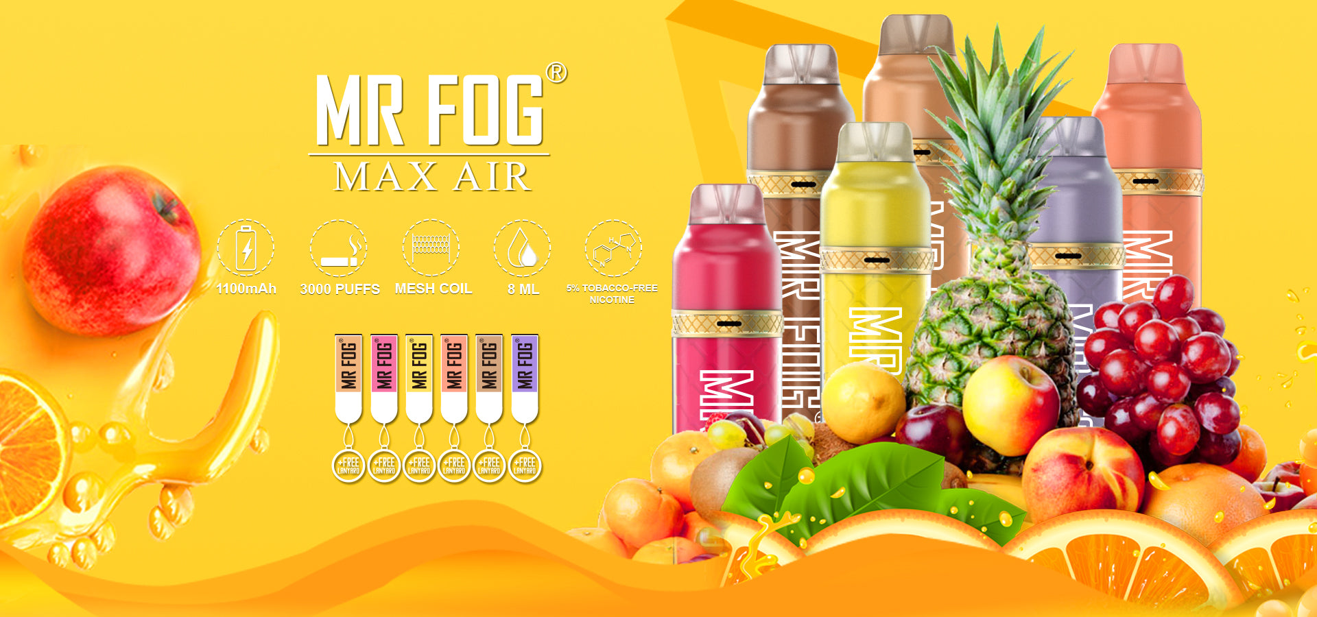 MR FOG MAX AIR 3000 PUFF 10 CT.