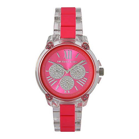 michael kors red women's watch