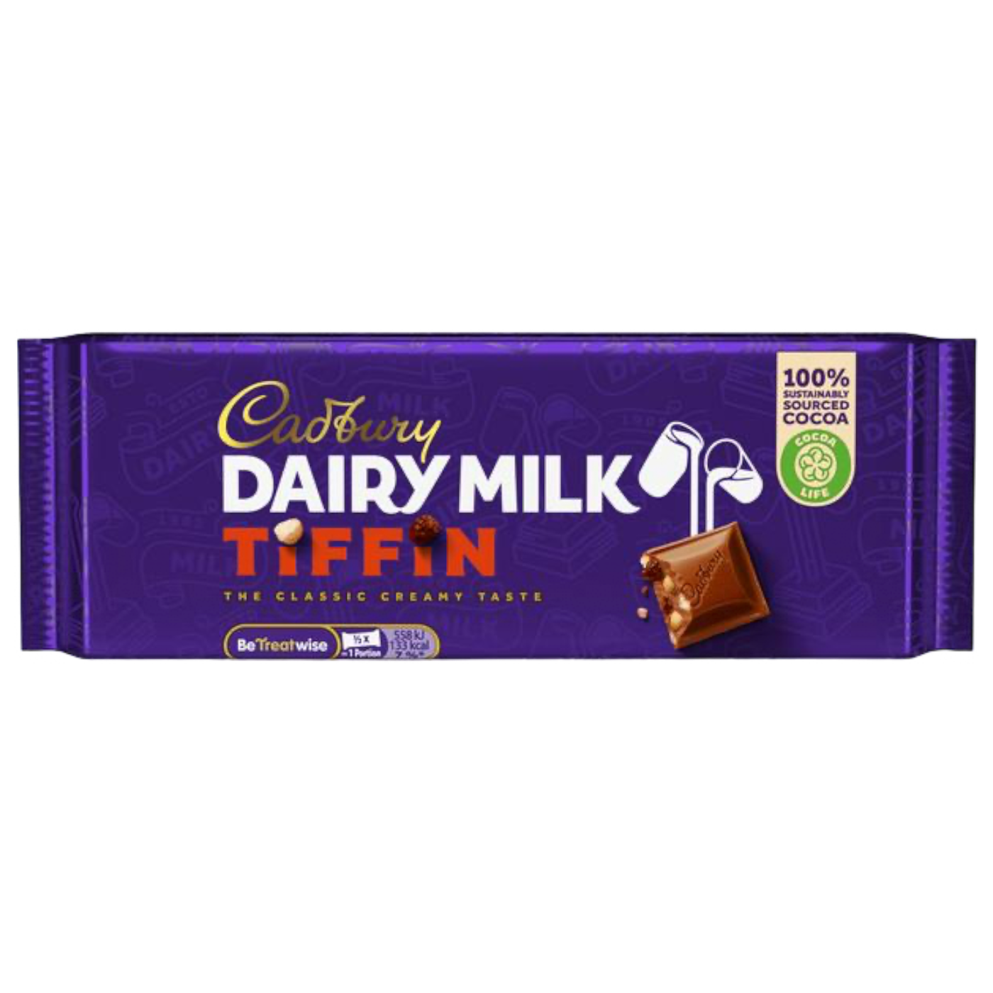 Image of Cadbury Dairy Milk Tiffin Chocolate Bar (Ireland) - 1.9oz (53g)