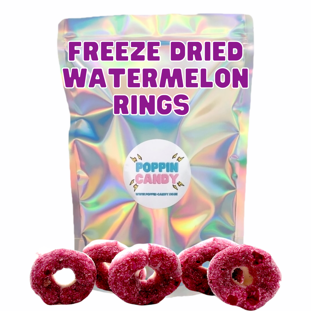 Freeze Dried Watermelon Rings Poppin Candy