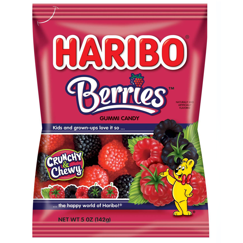 Image of Haribo Berries Peg Bag - 5oz (142g)  