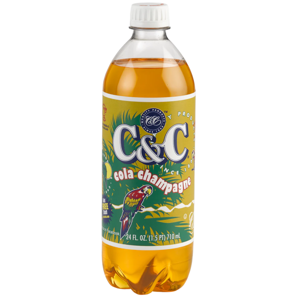 C&C Cola Champagne Flavoured Soda Bottle - 24fl.oz (710ml)