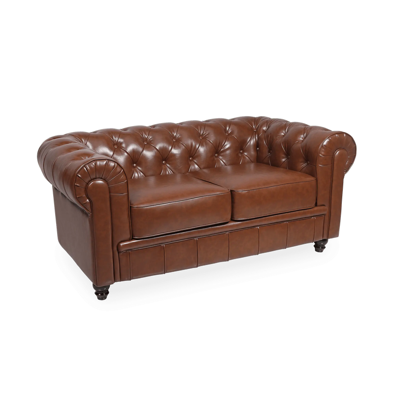 Chester Sofa Leatherette 2 Seats | Northdeco