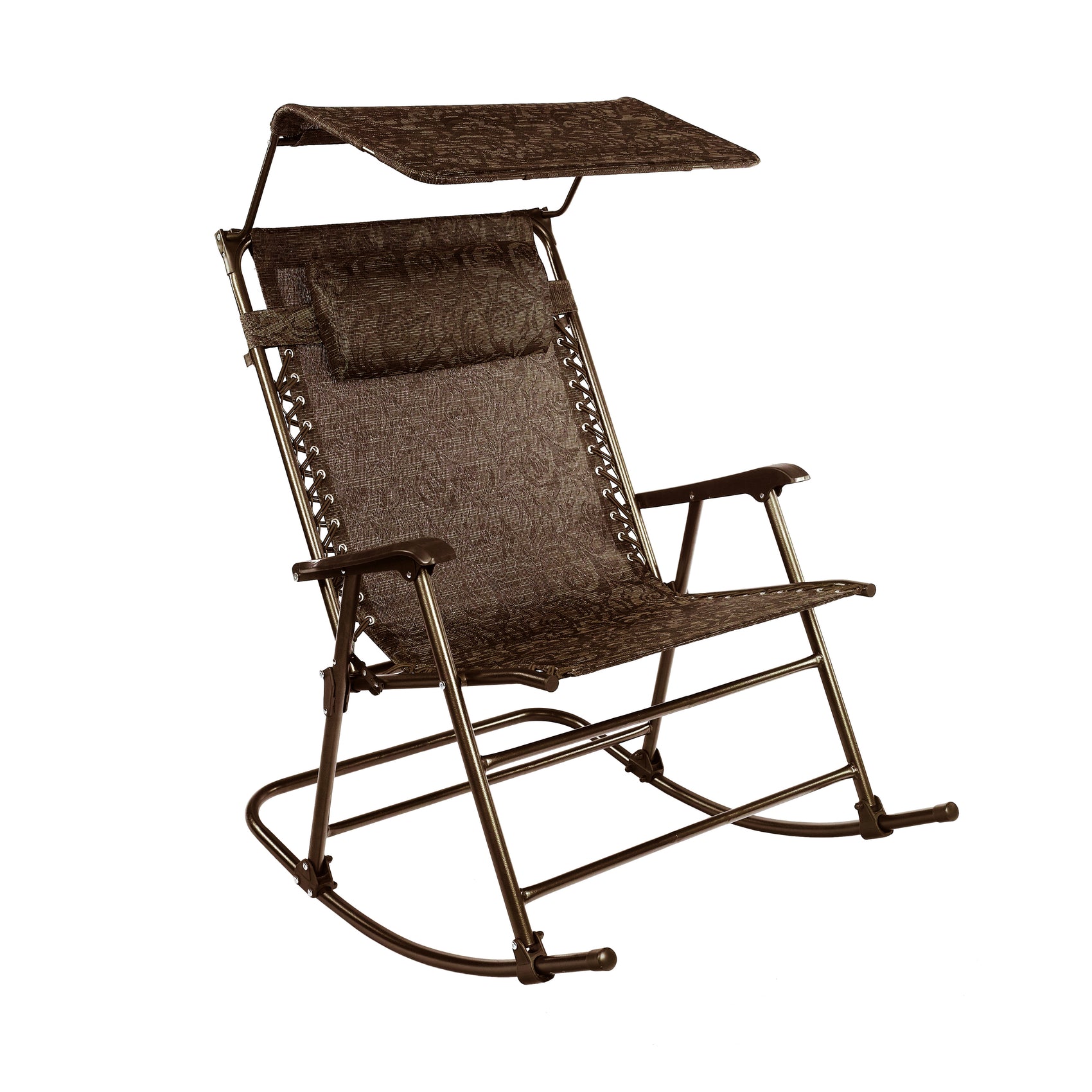 Bliss Hammocks 27 Wide Rocking Chair W Canopy And Pillow Weather And Rust Resistant 360 Lb