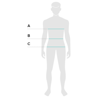 Size guide hoodie body measurement