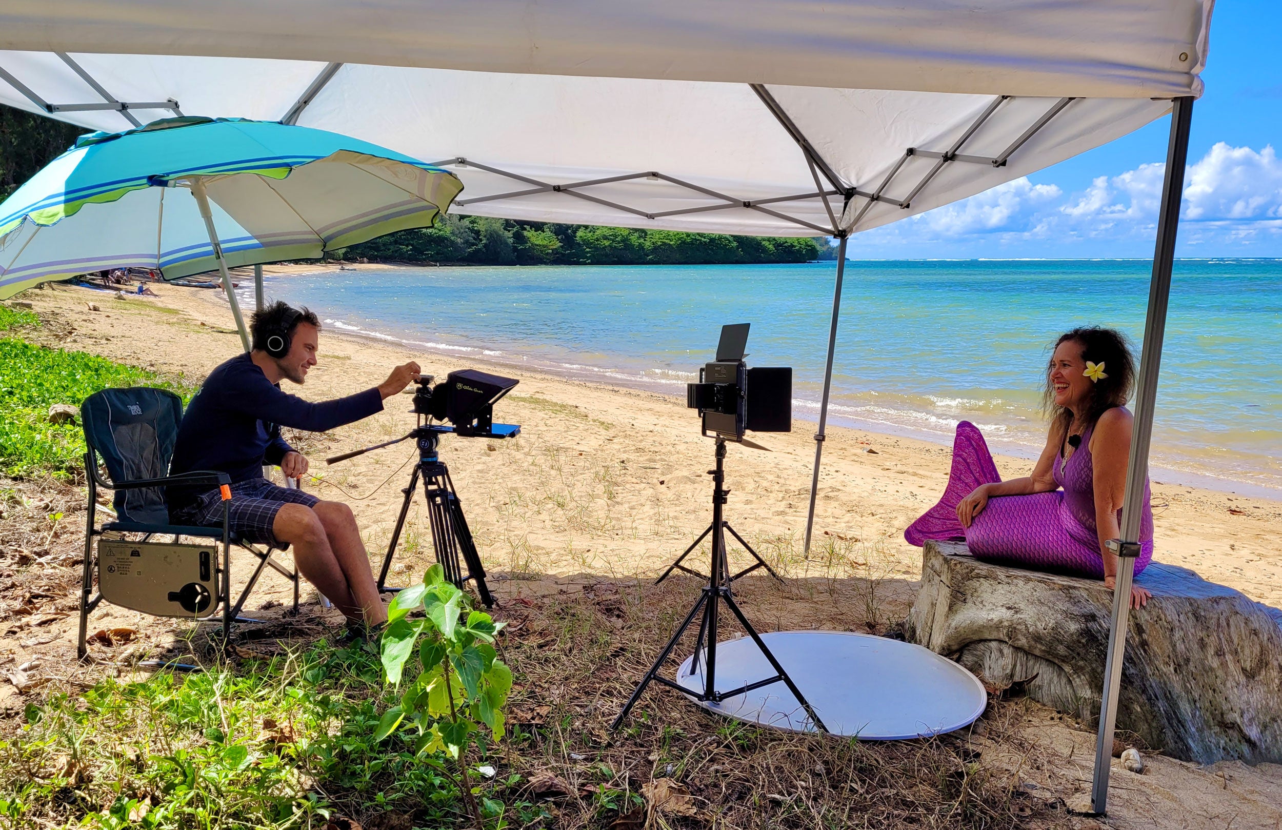 Robin Mazor, the director of the Kauai, Hawaii-based nonprofit organization Reef Guardians, and a self-proclaimed mermaid.